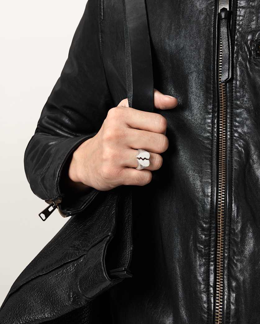 Broken Heart Sterling Silver Ring Silver | ALLSAINTS